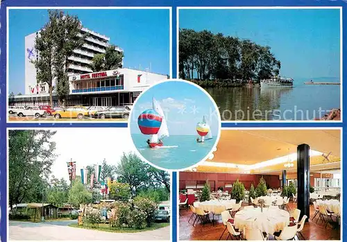 AK / Ansichtskarte Balatonfoeldvar Hotel Festival Ausflugsschiff Speisesaal Kat. Ungarn