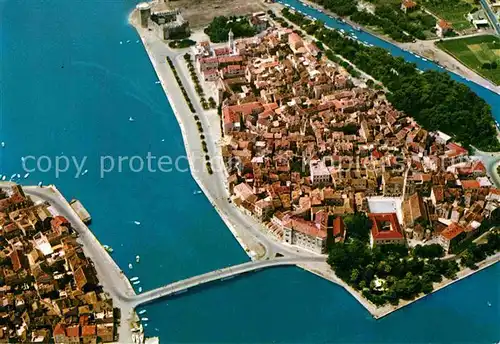 AK / Ansichtskarte Trogir Trau Fliegeraufnahme Kat. Trogir