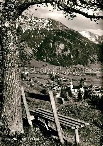 AK / Ansichtskarte Bad Oberdorf mit Iseler Kat. Bad Hindelang