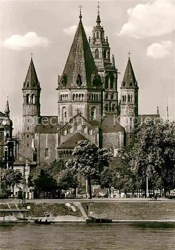 AK / Ansichtskarte Mainz Rhein Dom Osttuerme