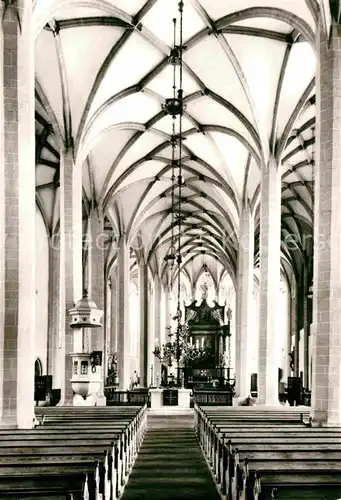 AK / Ansichtskarte Dresden Wallfahrtskirche St Petri Inneres Kat. Dresden Elbe