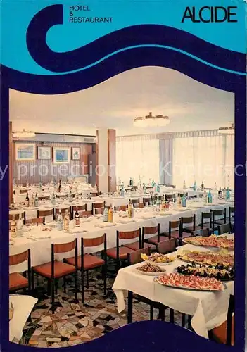 AK / Ansichtskarte Poggibonsi Sienna Hotel Alcide Restaurant