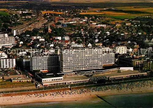 AK / Ansichtskarte Westerland Sylt Fliegeraufnahme Kurzentrum Kat. Westerland