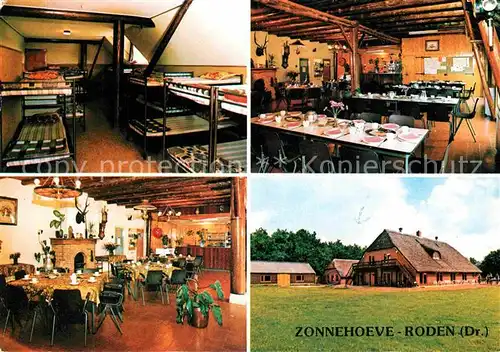 AK / Ansichtskarte Roden Netherlands Jeugd Vak Zonnehoeve Speisesaal Gaststube Kat. Roden