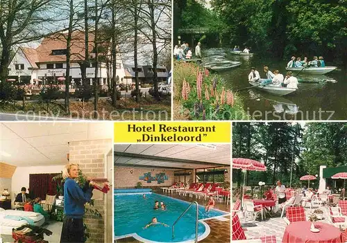 AK / Ansichtskarte Denekamp Hotel Restaurant Dinkeloord Bootspartien Zimmer Hallenbad Terrasse Kat. Dinkelland