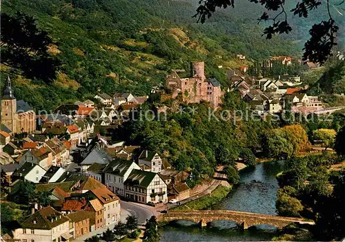 AK / Ansichtskarte Heimbach Eifel mit Schloss Kat. Heimbach