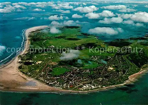 AK / Ansichtskarte Borkum Nordseebad Fliegeraufnahme Kat. Borkum