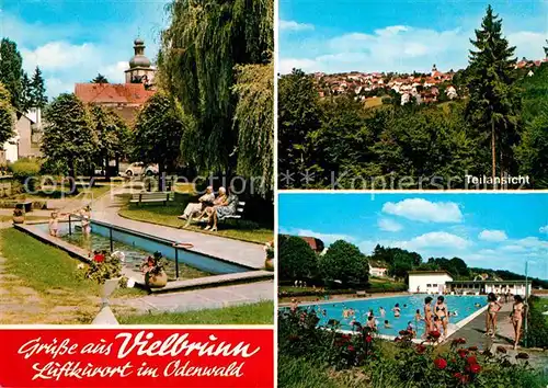 AK / Ansichtskarte Vielbrunn Wassertretanlage Teilansicht Schwimmbad Kat. Michelstadt