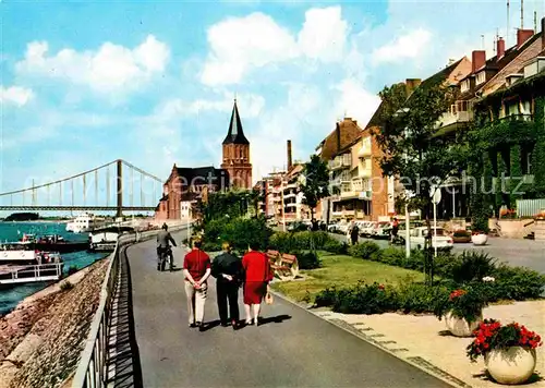 AK / Ansichtskarte Emmerich Rhein Promenade Kat. Emmerich am Rhein