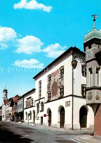 AK / Ansichtskarte Murnau Staffelsee Rathaus