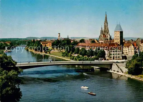 AK / Ansichtskarte Ulm Donau Gaenstorbruecke Muenster Kat. Ulm