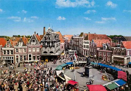 AK / Ansichtskarte Hoorn Oud Hollandse Markt op de Kaasmarkt Kat. Hoorn