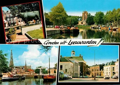 AK / Ansichtskarte Leeuwarden Hafen Ortspartie Kat. Leeuwarden