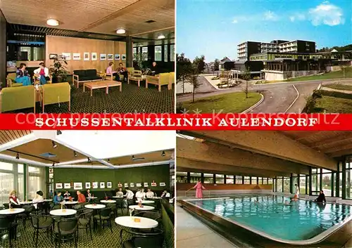 AK / Ansichtskarte Aulendorf Schussentalklinik Kat. Aulendorf
