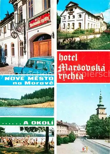 AK / Ansichtskarte Nove Mesto na Morave Hotel Marsobska zychta Kat. Neustadt Maehren