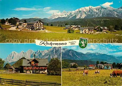 AK / Ansichtskarte Rohrmoos Schladming Panorama Blick gegen das Dachsteinmassiv Kat. Schladming