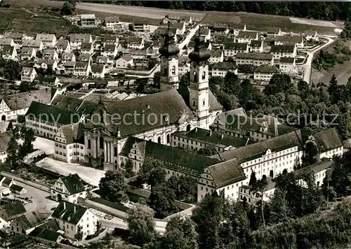 AK / Ansichtskarte Zwiefalten Wuerttemberg Fliegeraufnahme Muenster Benediktinerkloster