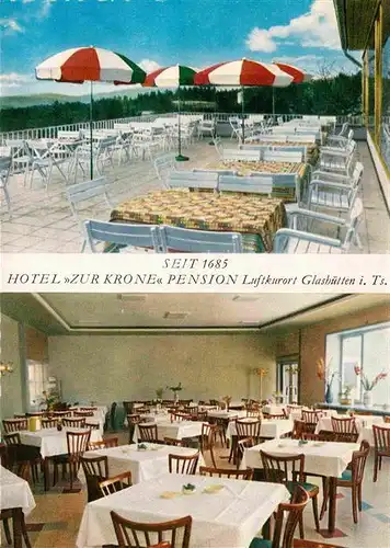 AK / Ansichtskarte Glashuetten Taunus Hotel Zur Krone Kat. Glashuetten