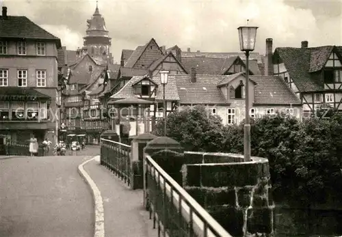 AK / Ansichtskarte Hannoversch Muenden Weserbruecke Sankt Blasienkirche Kat. Hann. Muenden