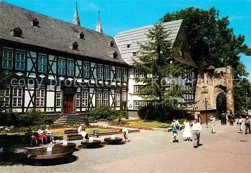AK / Ansichtskarte Goslar Am Rosentor mit Kloster Neuwerk Kat. Goslar