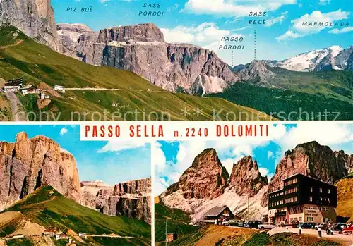 AK / Ansichtskarte Dolomiti Rifugio Maria Flora al Passo di Sella  Kat. Italien