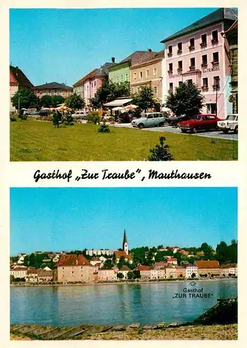 AK / Ansichtskarte Mauthausen Oberoesterreich Gasthof zur Traube Kat. Mauthausen