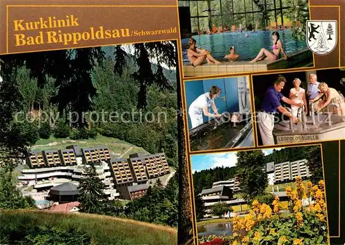 AK / Ansichtskarte Bad Rippoldsau Schwarzwald Kurklinik Kurmittelhaus Kat. Bad Rippoldsau Schapbach