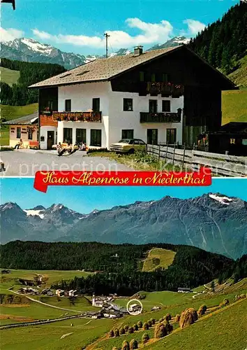 AK / Ansichtskarte Niederthai Umhausen Tirol Haus Alpenrose Kat. Umhausen oetztal