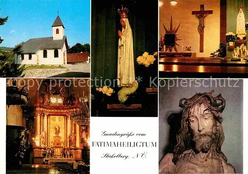 AK / Ansichtskarte Stickelberg Hollenthon Wallfahrtskirche Pfarrkirche Schmerzensmann Kat. Hollenthon Niederoesterreich