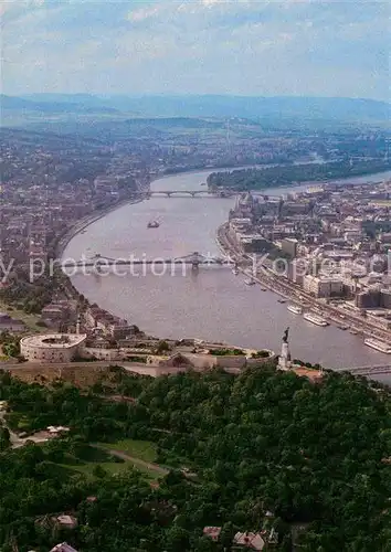 AK / Ansichtskarte Budapest Fliegeraufnahme Kat. Budapest