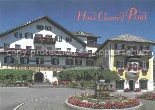 AK / Ansichtskarte St Gilgen Salzkammergut Hotel zur Post Kat. St Gilgen Wolfgangsee