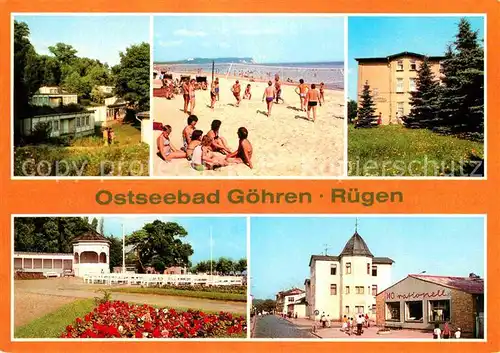 AK / Ansichtskarte Goehren Ruegen FDGB Urlaubssiedlung Strand Erholungsheim Friedrich Engels  Kat. Goehren Ostseebad Ruegen
