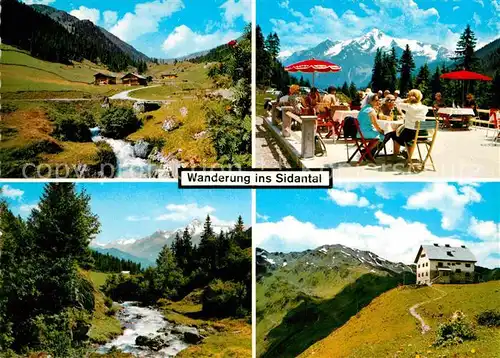 AK / Ansichtskarte Mayrhofen Zillertal Sidantal Sidanjoch Moesl Ahornspitze Kat. Mayrhofen