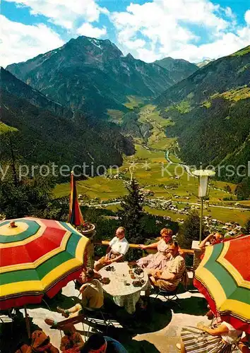 AK / Ansichtskarte Mayrhofen Zillertal lick von der Terrasse des Steinerkogelhauses Kat. Mayrhofen