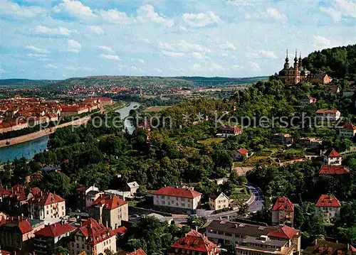 AK / Ansichtskarte Wuerzburg Blick von der Festung Marienberg zum Maintal und Kaeppele Kat. Wuerzburg