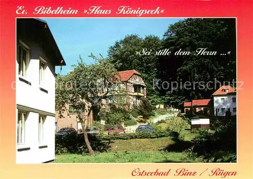 AK / Ansichtskarte Binz Ruegen Bibelheim Haus Koenigseck Kat. Binz