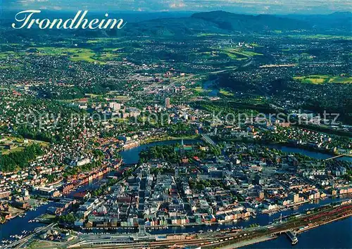 AK / Ansichtskarte Trondheim Fliegeraufnahme Kat. Trondheim