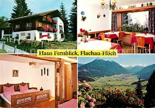 AK / Ansichtskarte Flachau Haus Fernblick Gaststube Zimmer Panorama Kat. Flachau