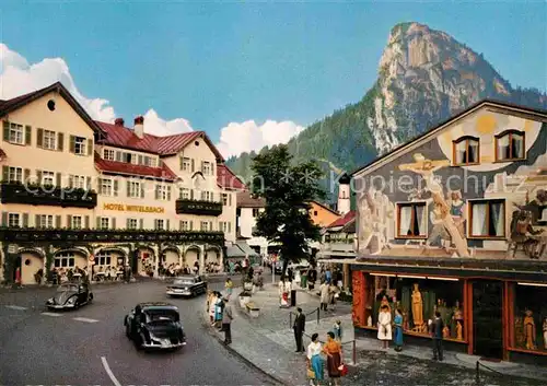 AK / Ansichtskarte Oberammergau Dorfplatz Kofel  Kat. Oberammergau