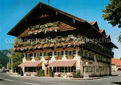 AK / Ansichtskarte Oberammergau Hotel Wolf  Kat. Oberammergau