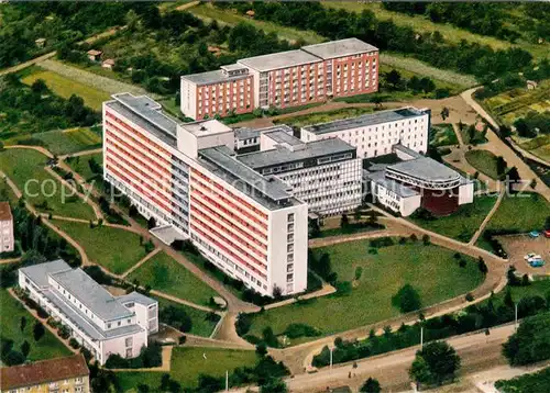 AK / Ansichtskarte Frankfurt Main St Katharinen Krankenhaus Fliegeraufnahme Kat. Frankfurt am Main