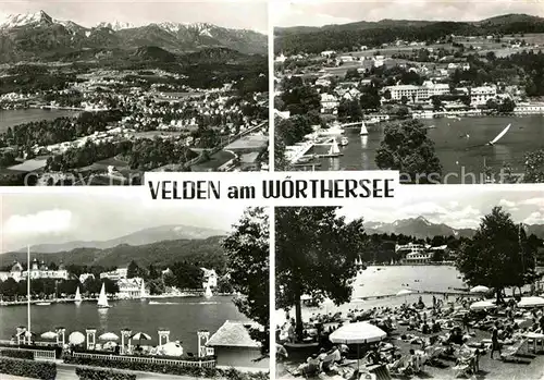 AK / Ansichtskarte Velden Woerthersee Panorama Teilansichten
