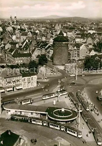 AK / Ansichtskarte Nuernberg Stadtblick vom Hochhaus Kat. Nuernberg