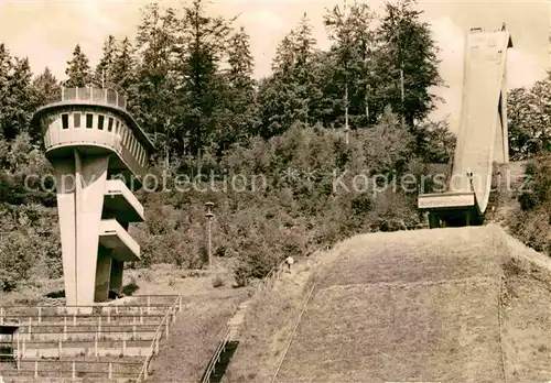 AK / Ansichtskarte Klingenthal Vogtland Grosse Aschbergschanze Kat. Klingenthal Sachsen