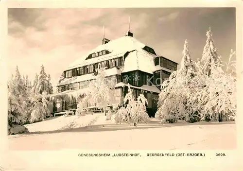 AK / Ansichtskarte Georgenfeld Genesungsheim Lugsteinhof Kat. Zinnwald Georgenfeld