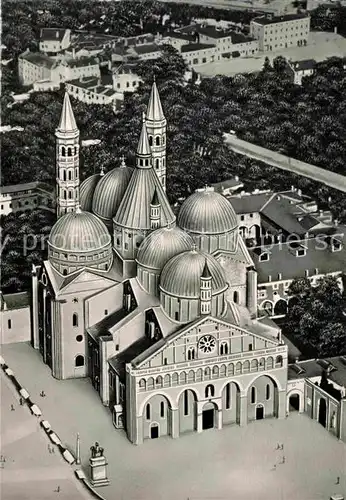 AK / Ansichtskarte Padova Basilica di Sant Antonio Basilika Illustration aus der Vogelperspektive Kat. Padova