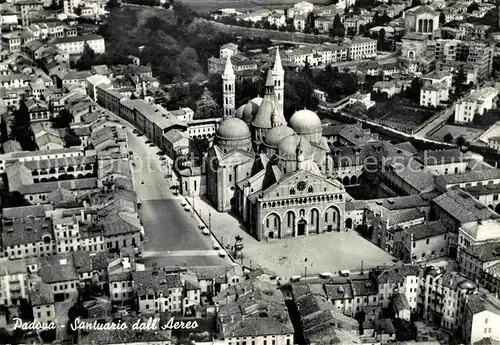 AK / Ansichtskarte Padova Santuario dall aereo Kat. Padova