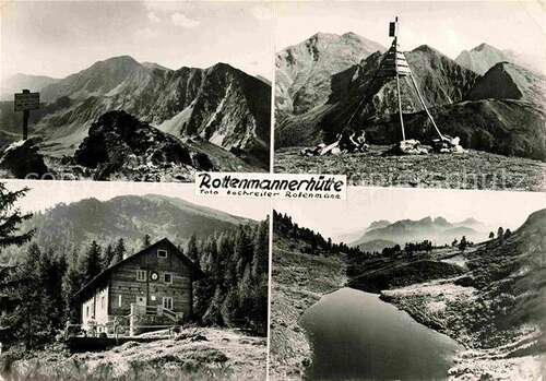 Ak Ansichtskarte Rottenmann Steiermark Rottenmannerhuette Berghaus Alpenpanorama Bergsee Kat 