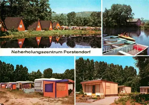 AK / Ansichtskarte Neuengoenna Naherholungszentrum Porstendorf Camping Bungalows Bootsliegeplatz Kat. Neuengoenna