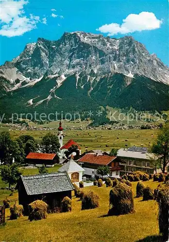 AK / Ansichtskarte Lermoos Tirol mit Zugspitze Kat. Lermoos